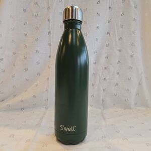 S'well Green Stainless Steel Water Bottle Dark Green